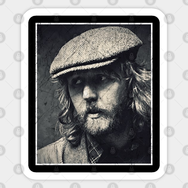 Harry Nilsson Retro Vintage Sticker by GekNdangSugih